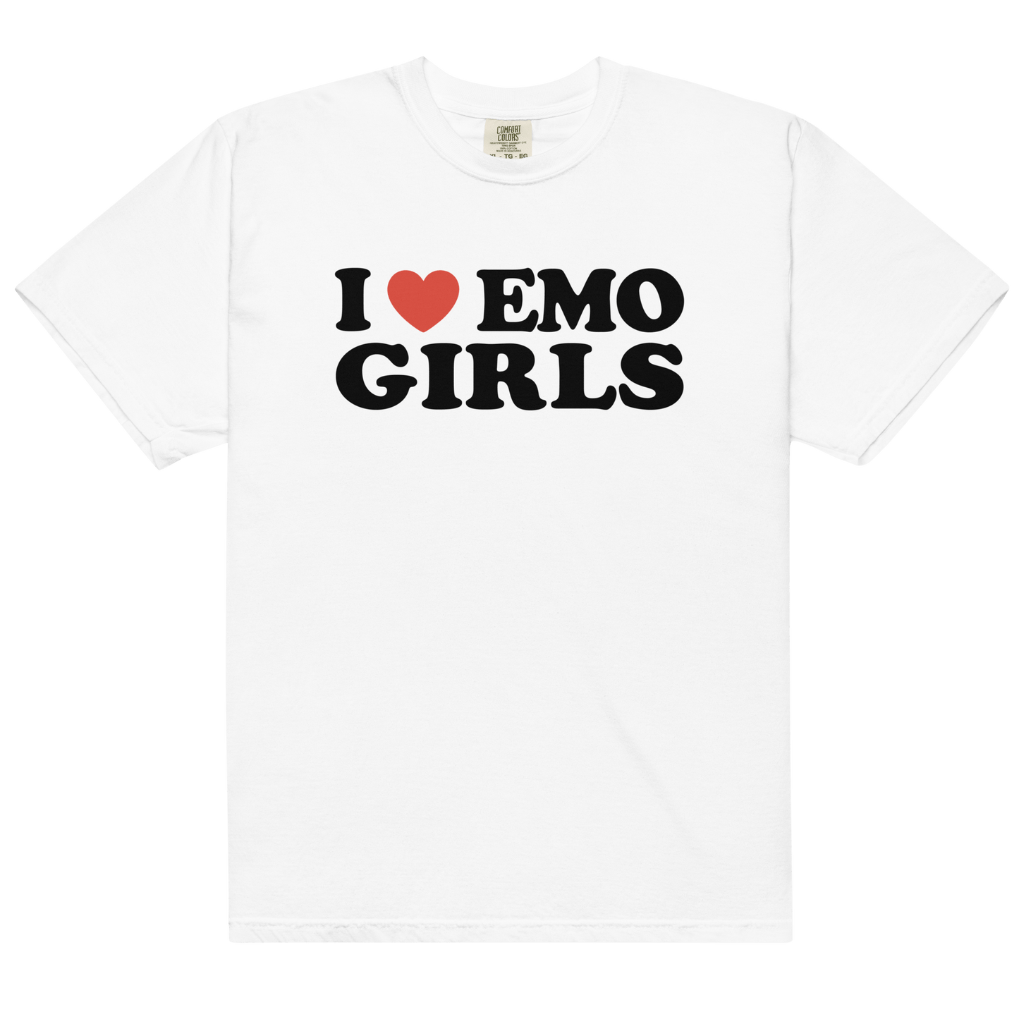 I Heart Emo Girl Comfy Tee Goth Cloth Co.