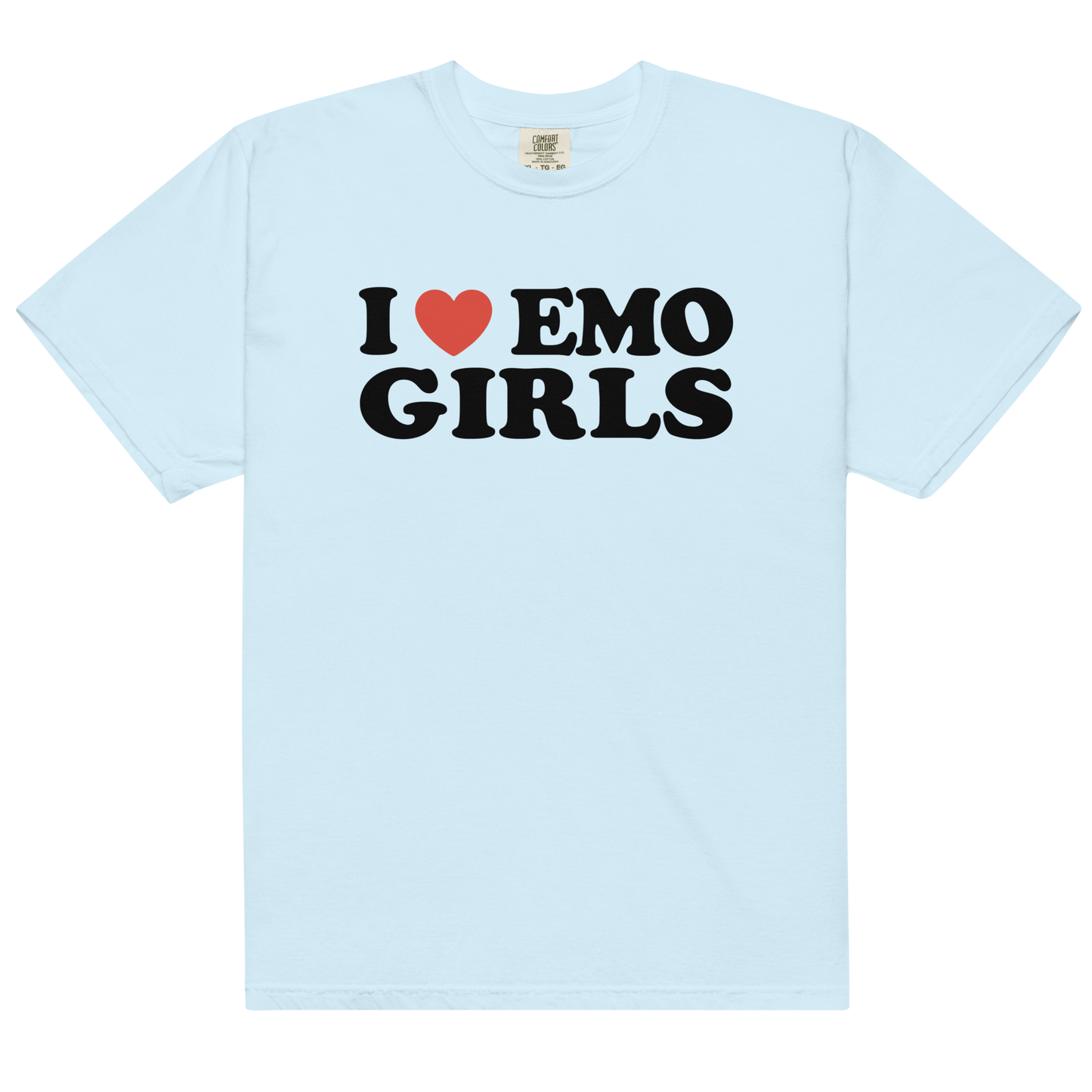 I Heart Emo Girl Comfy Tee Goth Cloth Co.