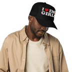 I Heart Emo Girls Foam Embroidered Trucker Hat Goth Cloth Co.