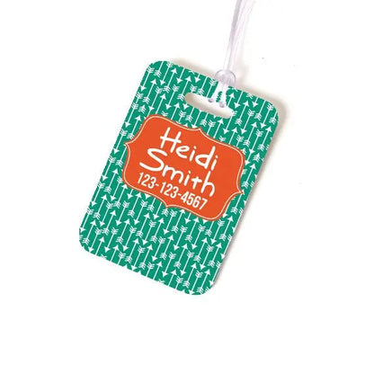 Custom Bag Tag - Monogram Backpack Name Tag - Personalized Diaper Bag Tag -  Luggage Tag - Monogram Luggage Bag Tag Joyful Moose