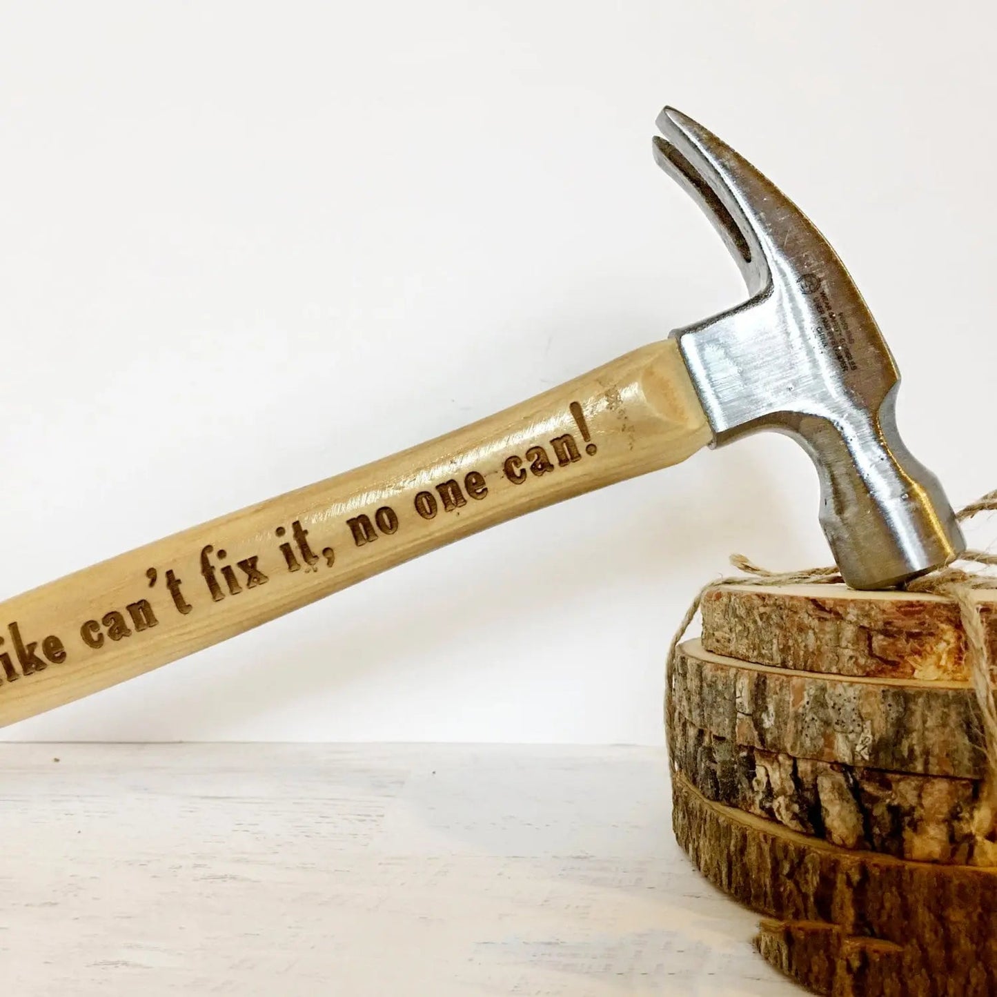 Gift for Grandpa - Personalized Laser Engraved Hammer Custom Christmas Gift ideas for Dad, Grandfather or Husband for Father's Day Joyful Moose