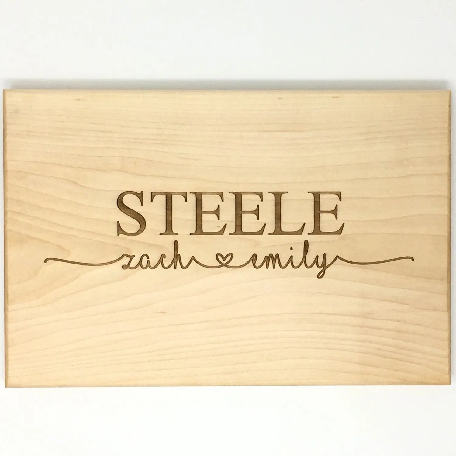 Wedding Gifts for Couples, Personalized Wood Cutting Board Walnut Maple, Custom Bridal Shower Gift, unique wedding gift, Custom wedding gift Joyful Moose