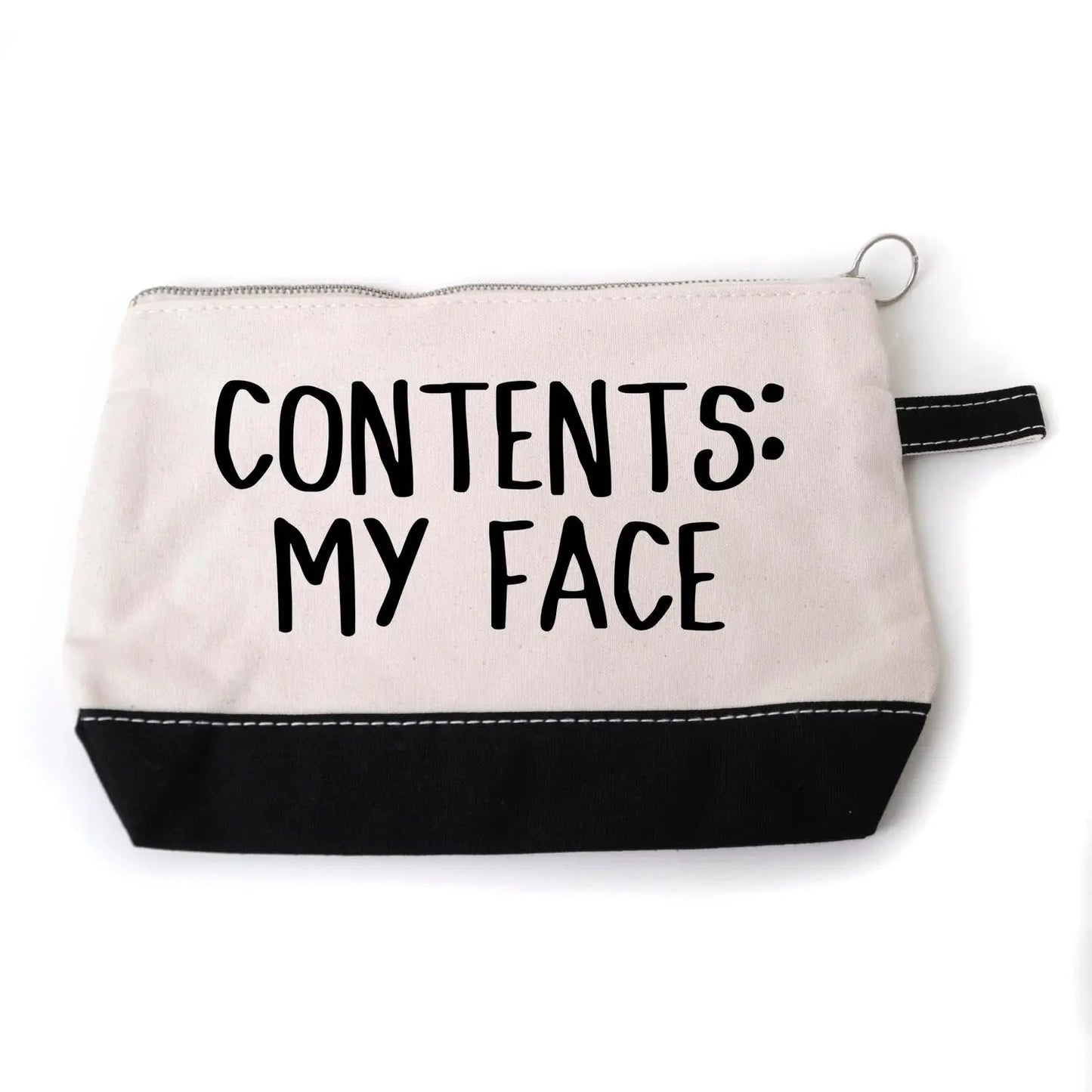 Funny Cosmetic Make Up Bag Contents: My Face Joyful Moose