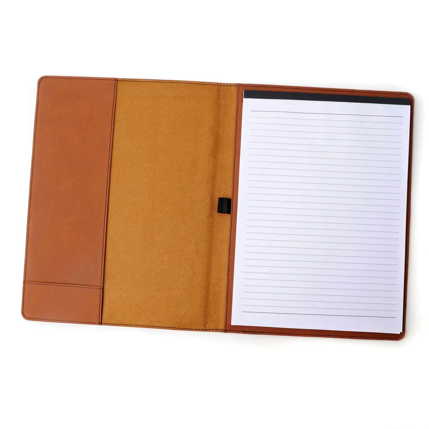 Monogram Legal Pad Holder - Laser Engraved Portfolio - Leather Notepad Folder - Gift for Graduate Joyful Moose