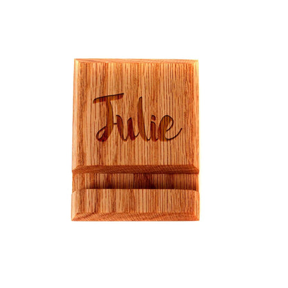 Wooden iPhone Stand - Wood iPhone Holder Joyful Moose