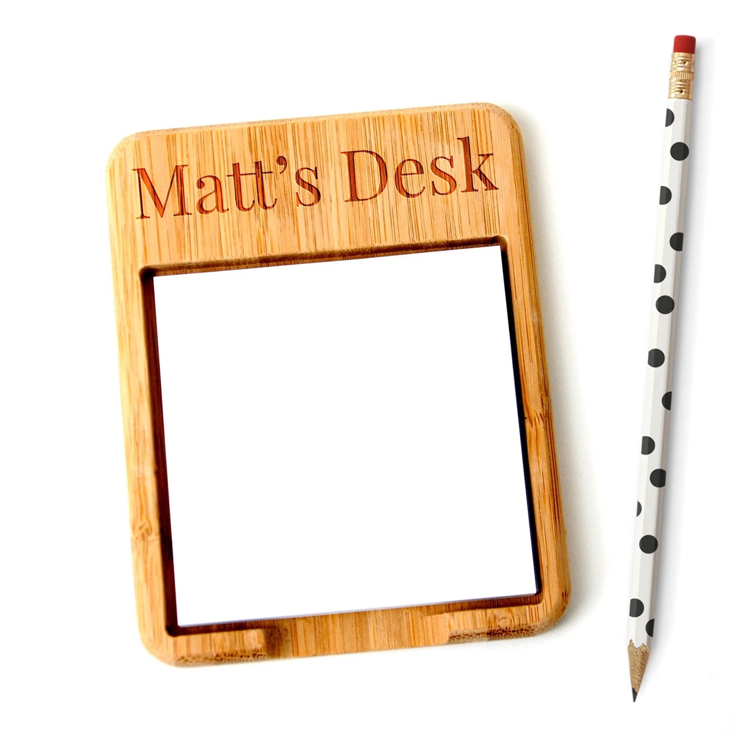 Personalized Note Holder - Office Gift under 20 - stocking stuffer - Co-worker desk gift Joyful Moose