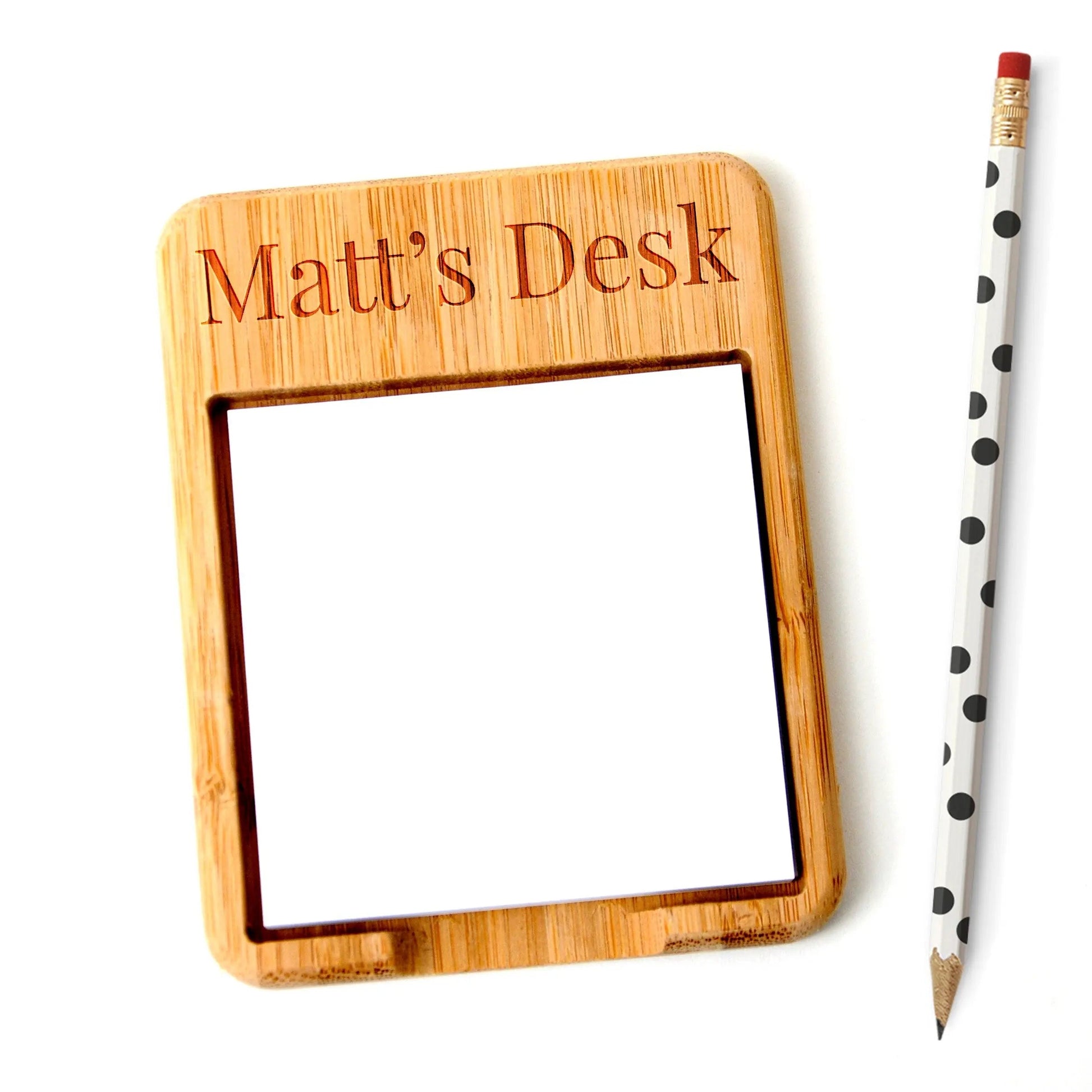 Personalized Note Holder - Office Gift under 20 - stocking stuffer - Co-worker desk gift Joyful Moose
