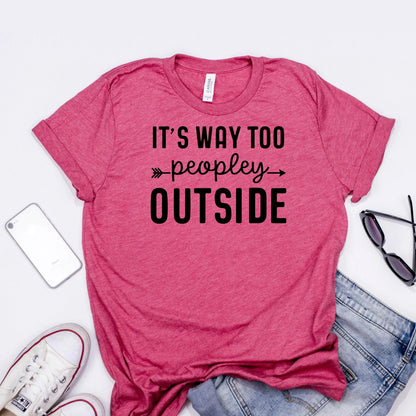 Funny Introvert T-Shirt - Soft Cotton Bella Canvas Graphic Tee With Humorous Quote Joyful Moose