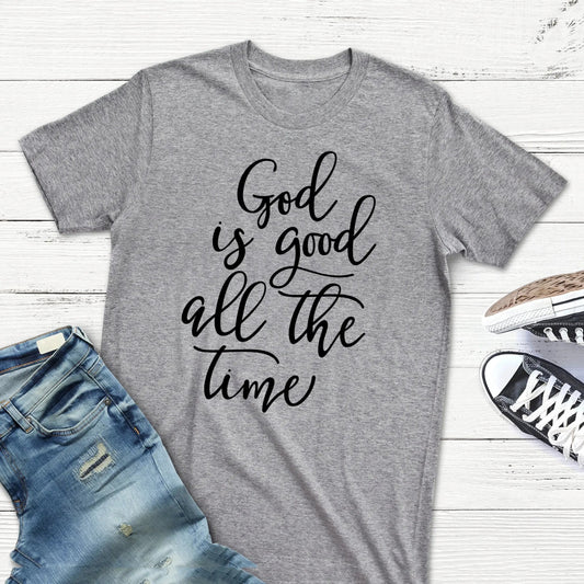 Christian Women's T-Shirt - God Is Good Shirt | Soft Cotton Tee, Inspirational Faith Apparel Joyful Moose