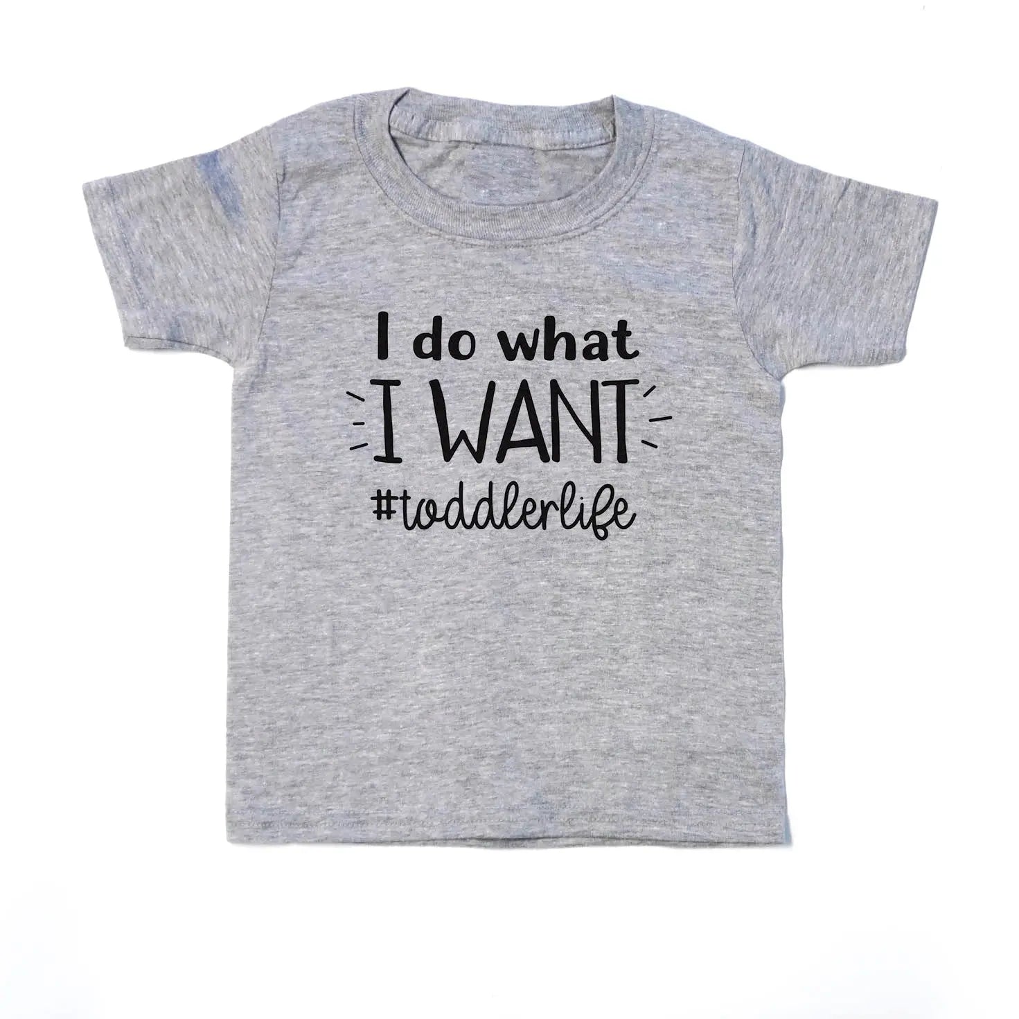 Funny Toddler Tee - Funny Toddler Life Shirt - I do what I want Joyful Moose