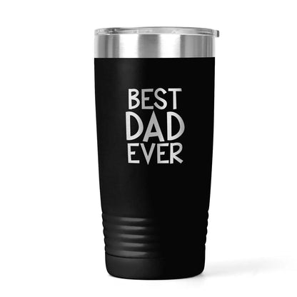 Insulated Tumbler - Best Dad Ever Father's Day Gift - Engraved Tumbler Joyful Moose