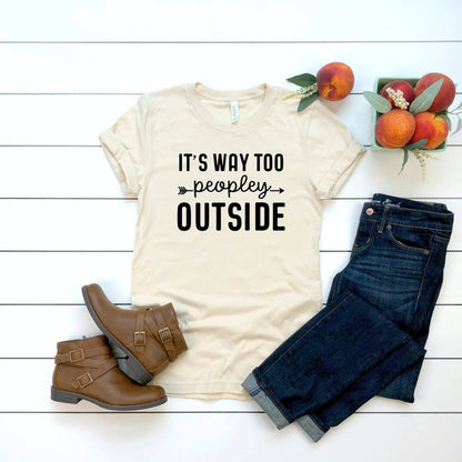 Funny Introvert T-Shirt - Soft Cotton Bella Canvas Graphic Tee With Humorous Quote Joyful Moose