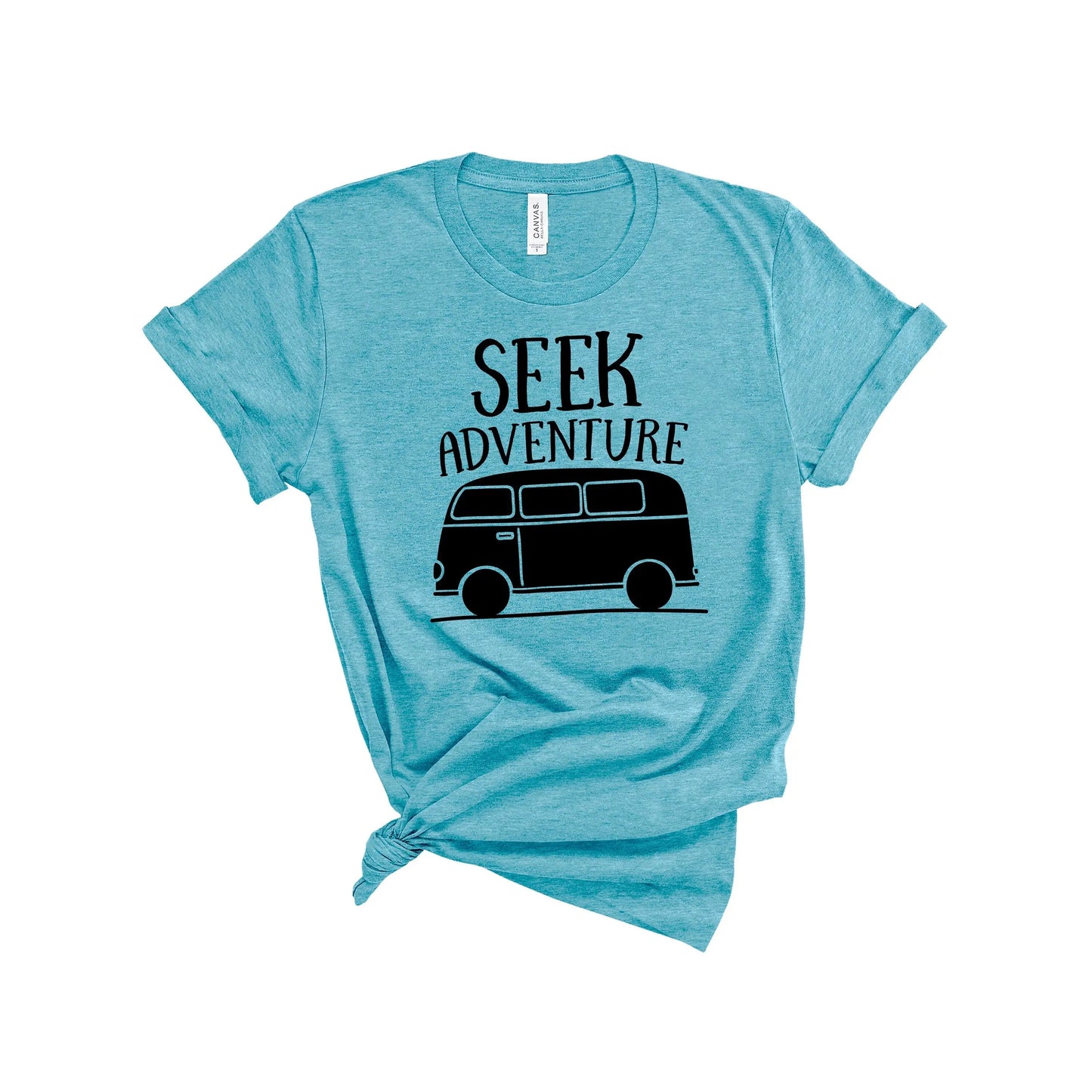 Seek Adventure Shirt - Van Wanderlust Traveler Gift Joyful Moose