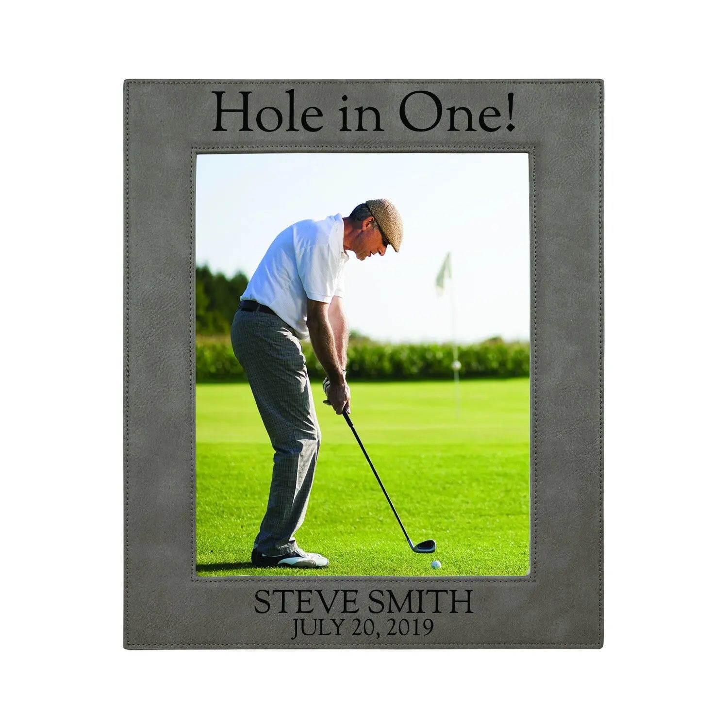 Personalized Golf Picture Frame - personalized golf gifts for men - Custom Photo Frame Joyful Moose