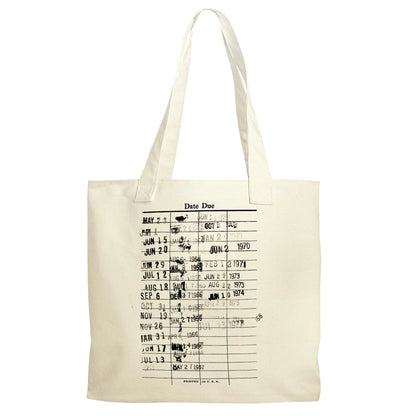 Library Canvas Tote Bag - Reusable Grocery Bag for Book Lover - Literary Tote Joyful Moose