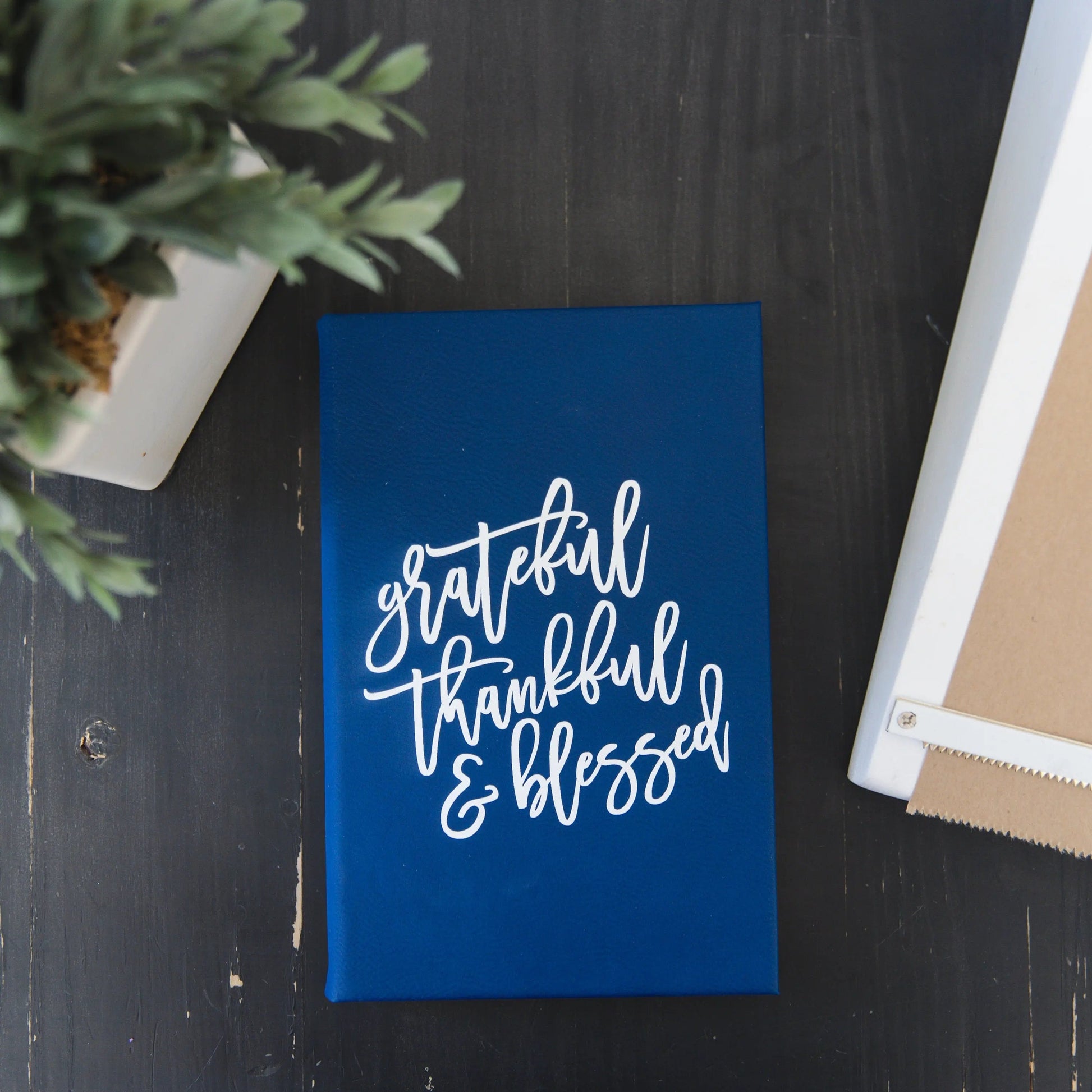 gratitude journal, Gratitude Writing Journal, Gift for her, Grateful Thankful Blessed Lined Journal Joyful Moose