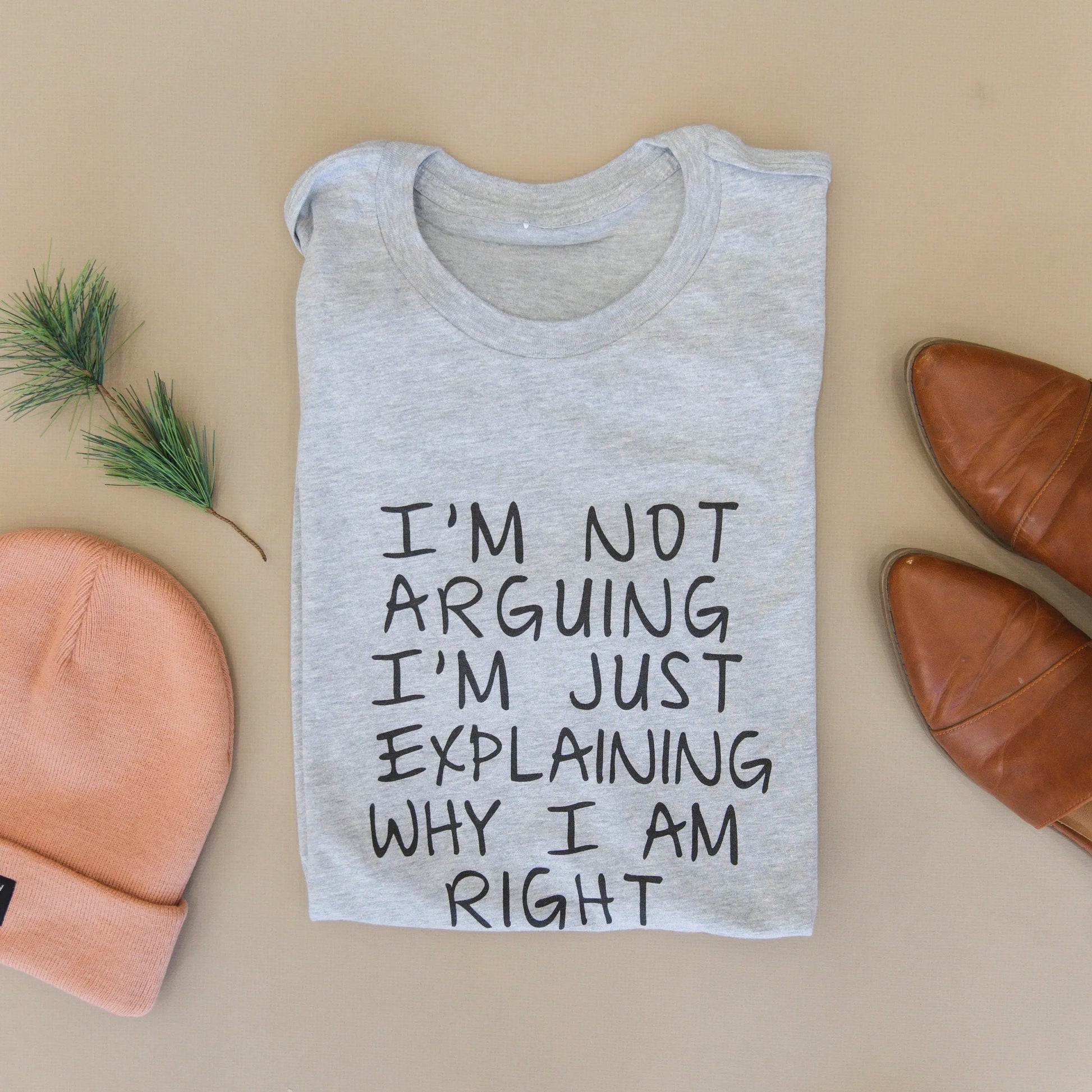 Funny Tshirt, Gag Gift, Humorous Shirt, I'm Not Arguing I'm Just Explaining Why I Am Right, Debater Funny Gift Joyful Moose
