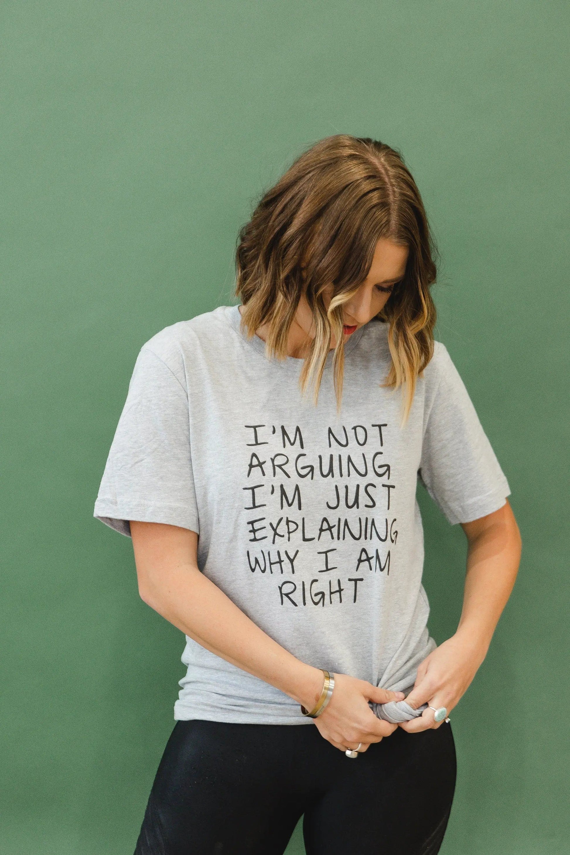 Funny Tshirt, Gag Gift, Humorous Shirt, I'm Not Arguing I'm Just Explaining Why I Am Right, Debater Funny Gift Joyful Moose