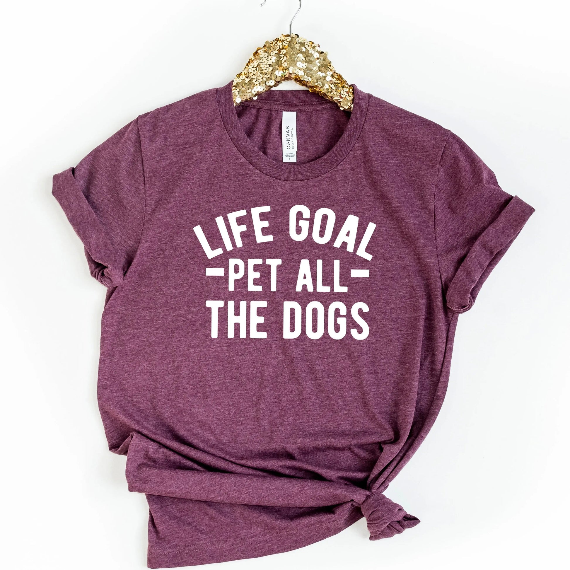 dog lover gift - Life Goal Pet All The Dogs Graphic T-shirt Joyful Moose
