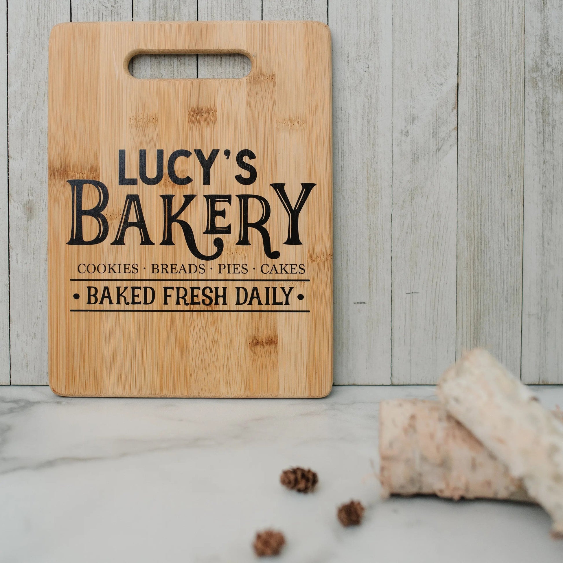 Custom Bakery Cutting Board, gift for baker, Personalized Kitchen Decor, Gift for her, gift for mom, gift for wife Joyful Moose