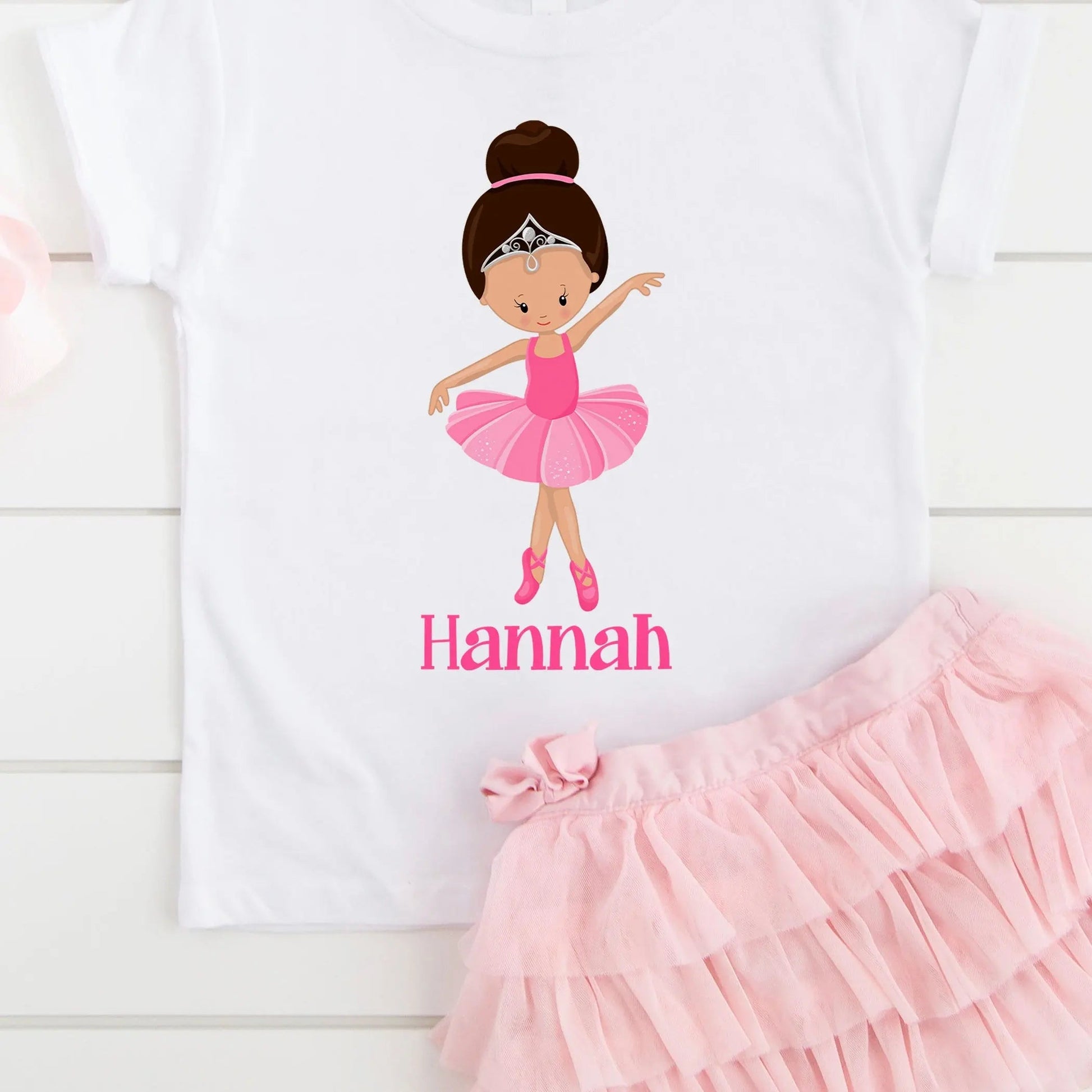 Ballerina Tshirt for girls, gifts for girls, toddler Youth Kids Tees, Ballet gifts Joyful Moose