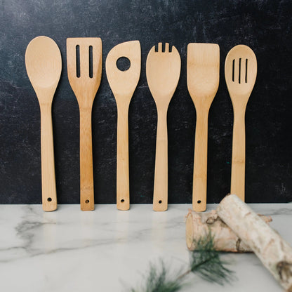 Bamboo Kitchen Utensil Holder - Custom Gift for Bride & Groom - Personalized Wedding Gift, Anniversary Gift Joyful Moose