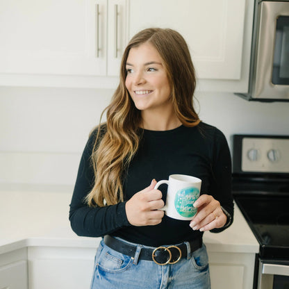 Mermaid Mug, Watercolor Coffee Mug, Beach Ocean 99% sure I'm a mermaid gift for her Joyful Moose