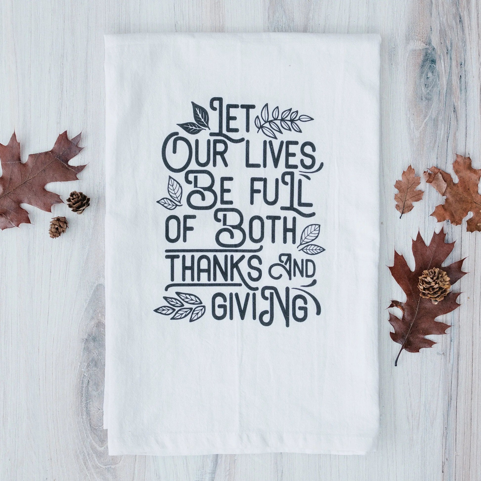 Thanksgiving Kitchen Towel, Hostess Gift, Housewarming Gift, Thanksgiving Kitchen Decor, Thankful Tea Towel, Fall Flour Sack Towel Joyful Moose