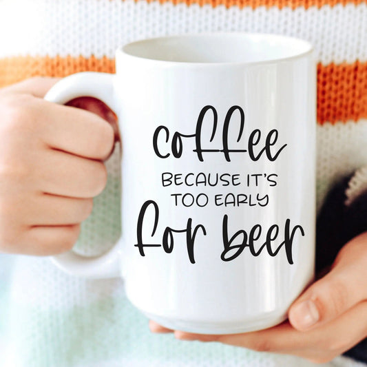 Funny Coffee Mug for Men, Valentines Gift for him, Beer Lovers Gifts, birthday gift for men, Beer Gift Ideas Joyful Moose
