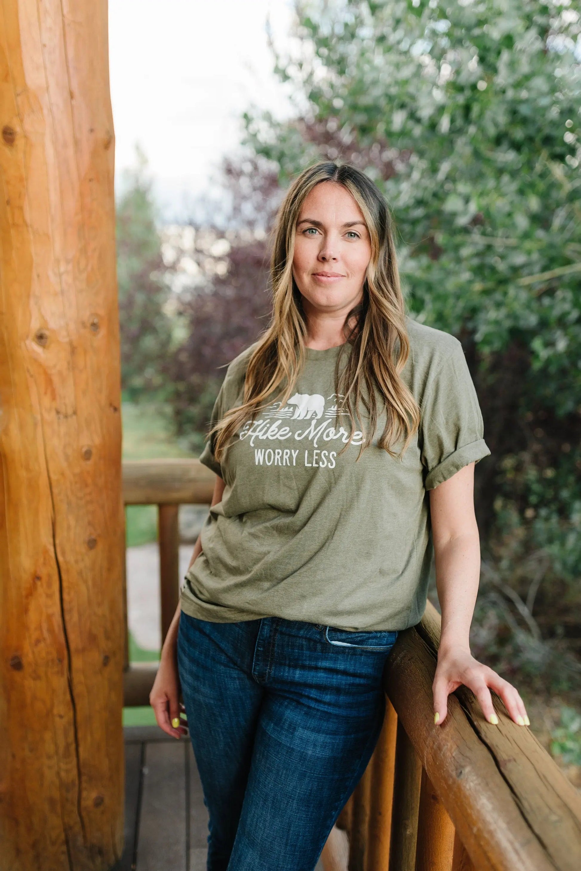Hike More, Worry Less T-shirt, Hiking Gift, Adventure, Travel, Outdoors Shirt, Camping Tshirt Joyful Moose