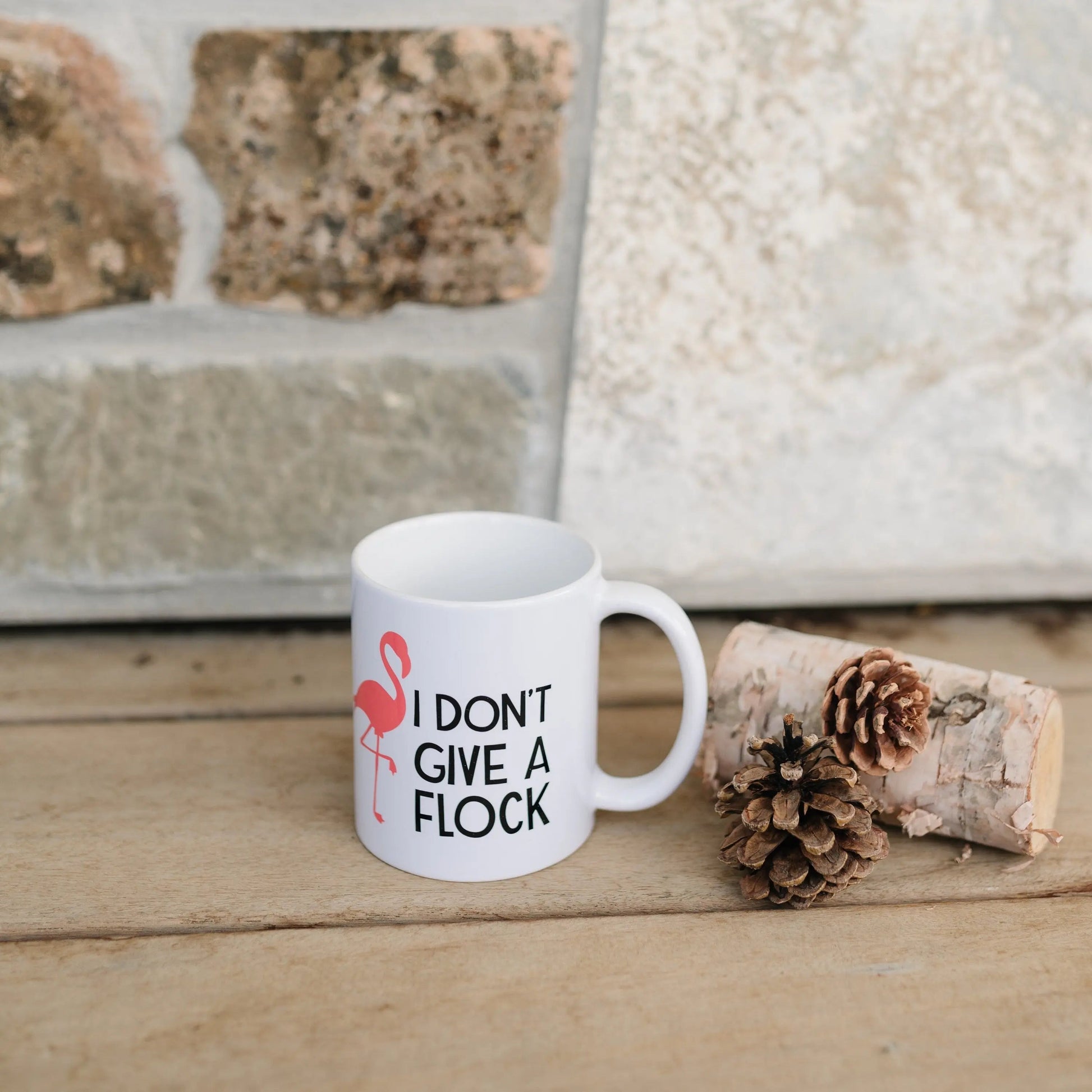 Funny Flamingo Mug - Pink Ceramic Coffee Cup, Dishwasher Safe Double-Sided Gift Joyful Moose