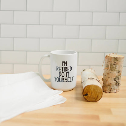 Retired Coffee Mug - Retirement Gift - Coffee Cup Joyful Moose