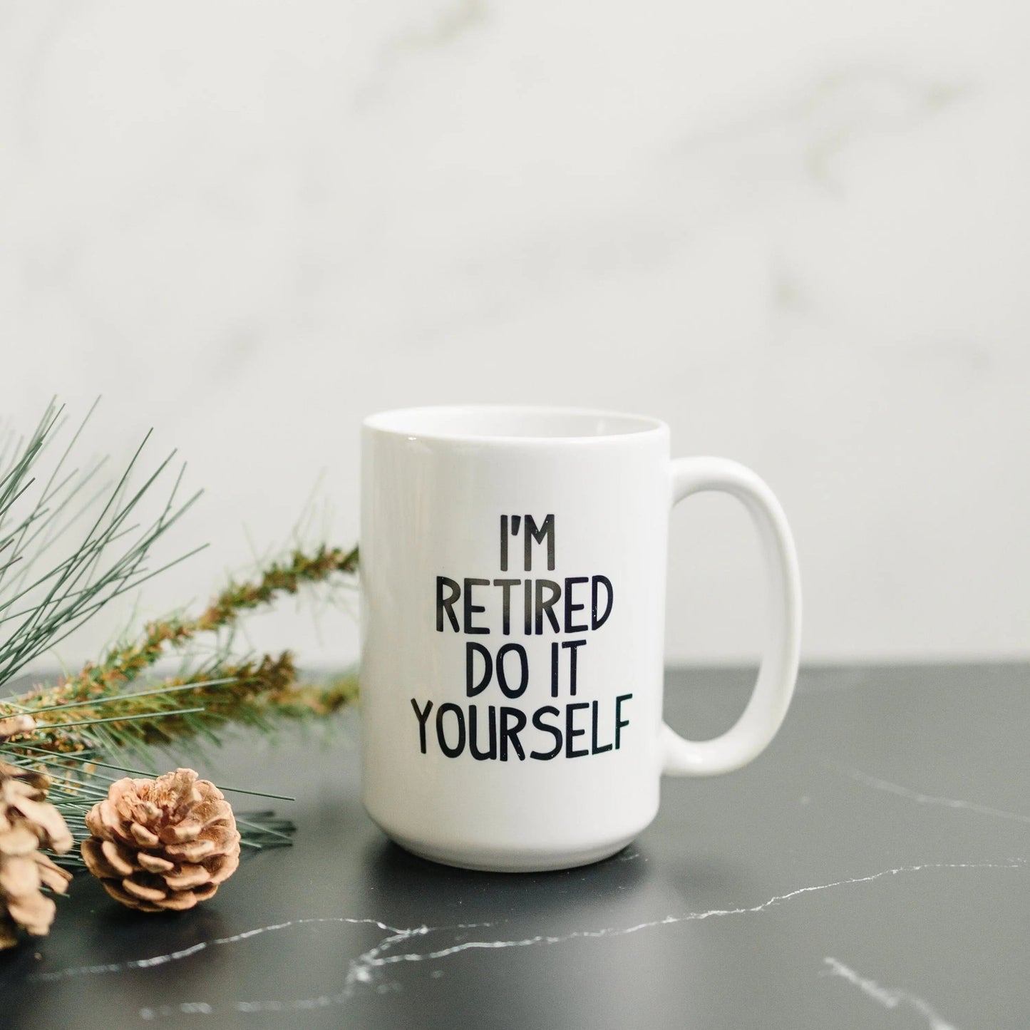 Retired Coffee Mug - Retirement Gift - Coffee Cup Joyful Moose