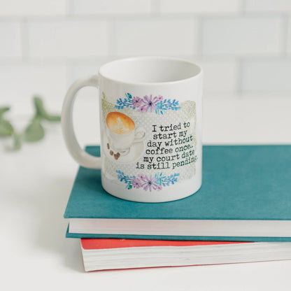 Funny Coffee Mug - coffee lover gift - funny mugs for women- coffee lover ceramic mug handmade - coffee lover mug - funny coworker gift Joyful Moose