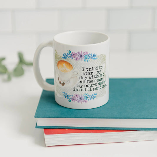 Funny Coffee Mug - coffee lover gift - funny mugs for women- coffee lover ceramic mug handmade - coffee lover mug - funny coworker gift Joyful Moose