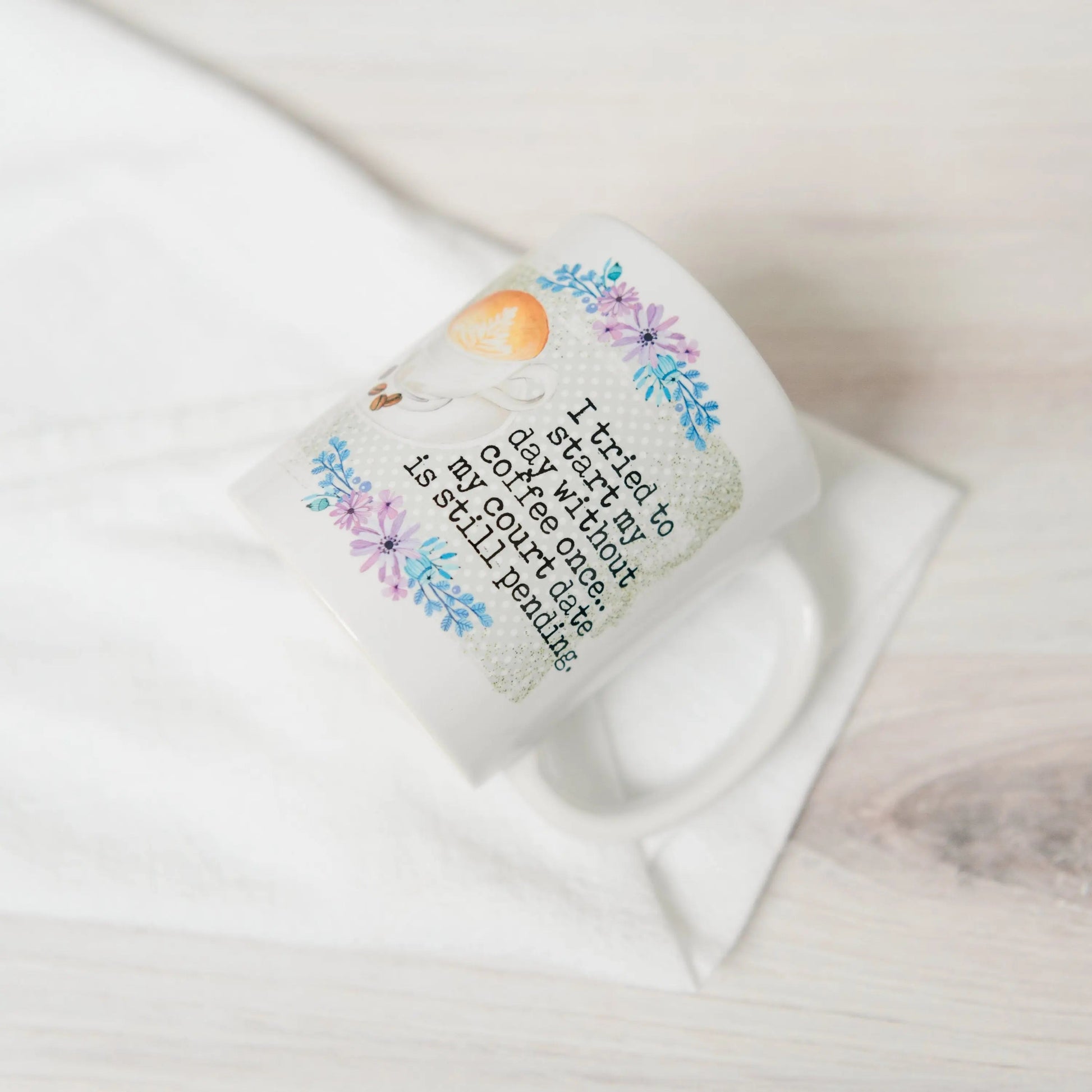 Funny Coffee Mug - coffee lover gift - funny mugs for women- coffee lover ceramic mug handmade - coffee lover mug - funny coworker gift Joyful Moose