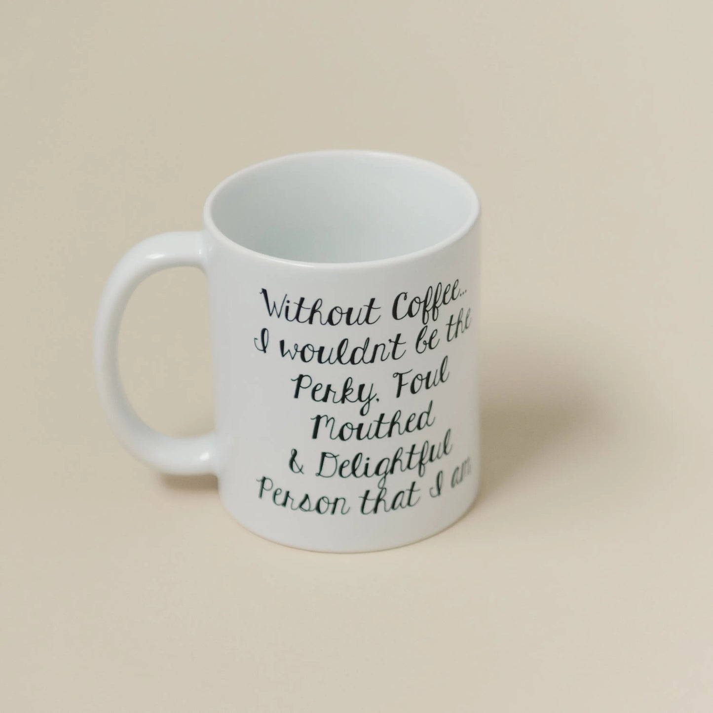 Funny Coffee Mug - Funny Gift - Funny Saying Coffee Mug - Perky Delightful Person Joyful Moose