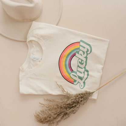 Lucky Rainbow Shirt, lucky shirt, st patricks day tee, shamrock shirt, st patricks day tshirt, irish lucky shirt Joyful Moose