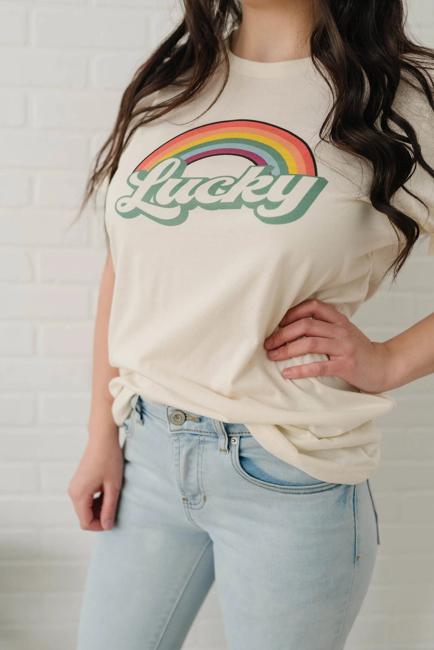 Lucky Rainbow Shirt, lucky shirt, st patricks day tee, shamrock shirt, st patricks day tshirt, irish lucky shirt Joyful Moose