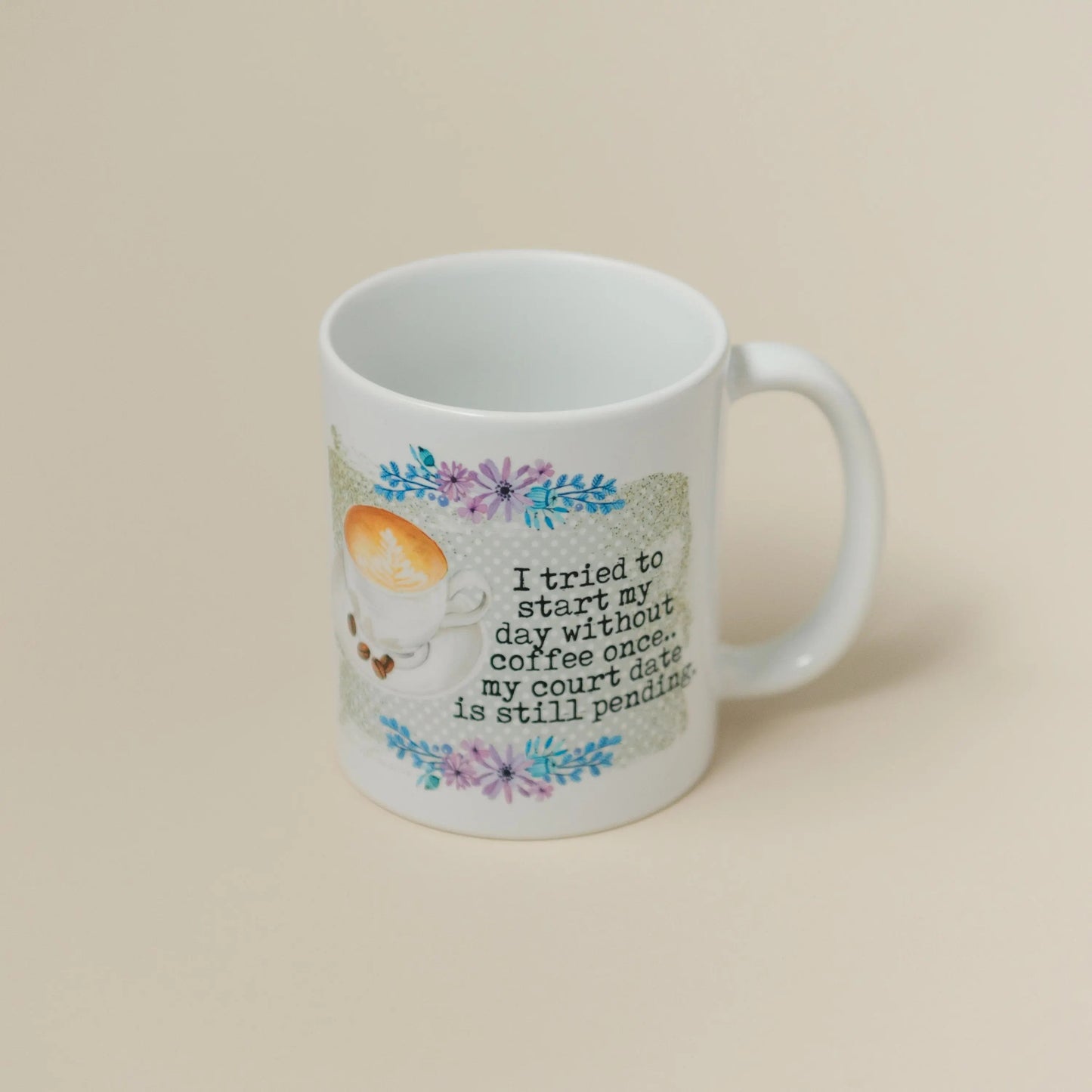 Funny Coffee Mug - coffee lover gift - funny mugs for women- coffee lover ceramic mug handmade - coffee lover mug - funny coworker gift Joyful Moose