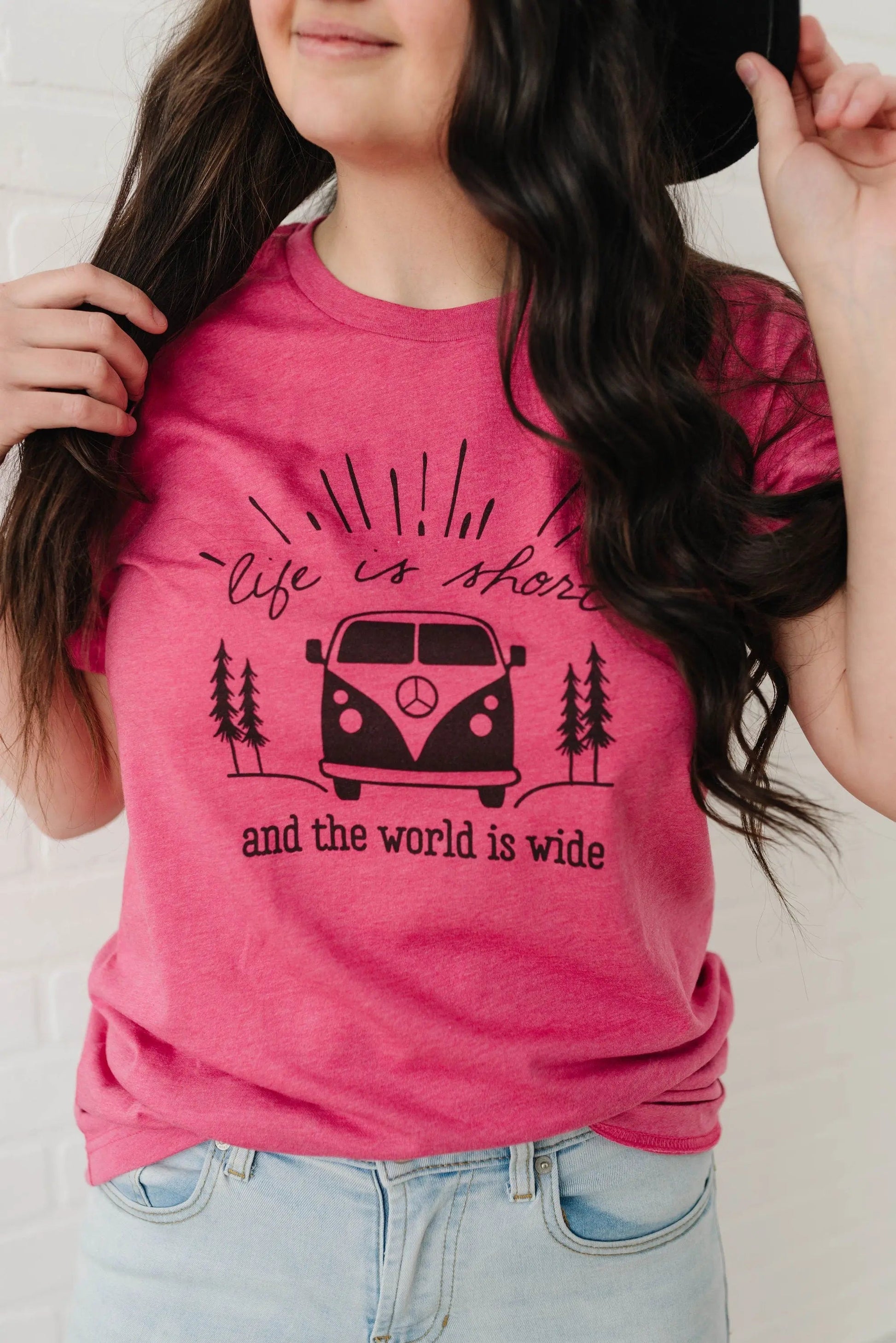 Graphic Tees for women, Hiking Tshirt, Outdoors Shirt, Boho tee, Camping T-shirt, Adventure themed shirts, Gifts for Traveler Joyful Moose