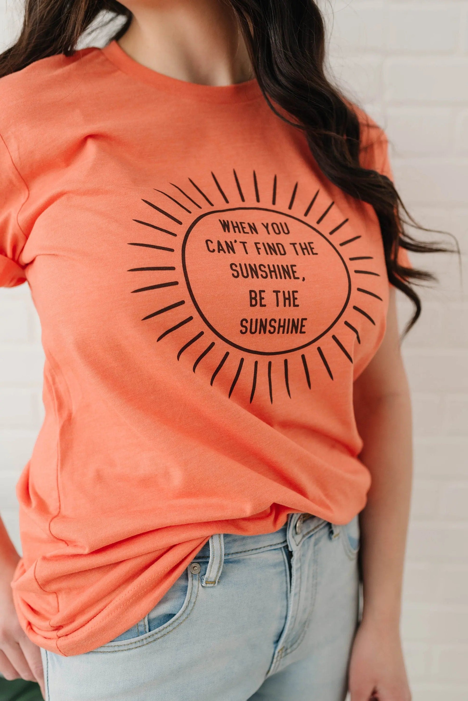 Spring Shirt, Inspirational quotes about life, Sunshine T-shirt for her, inspirational shirts, mental health tshirt women Joyful Moose