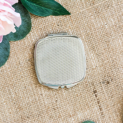 Custom Compact Mirror - Custom Photo Purse Mirror - Custom Logo Gift Joyful Moose