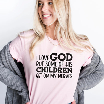 Funny Shirts For Women - Comfy Cotton Bella Canvas Tees With Sassy Saying Joyful Moose