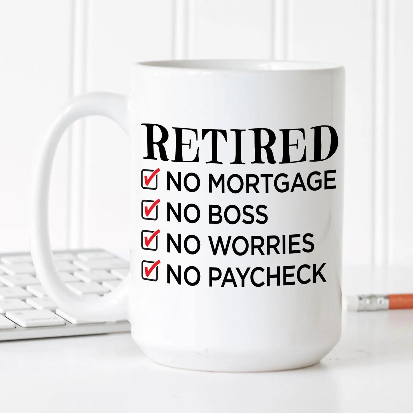 Retirement Mug - retirement gift - funny retirement coffee mug - teacher retirement - coworker retirement gifts men - retirement sayings Joyful Moose