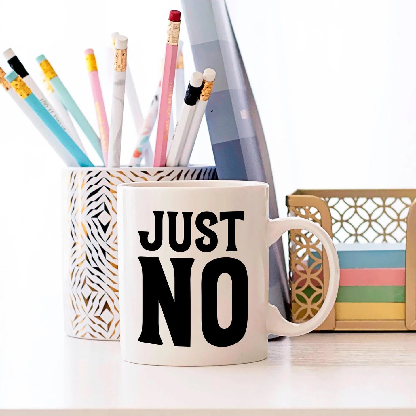 Just No 11 or 15 oz coffee mug humorous gifts sarcastic funny gag novelty coffee mug funny gift for women Joyful Moose