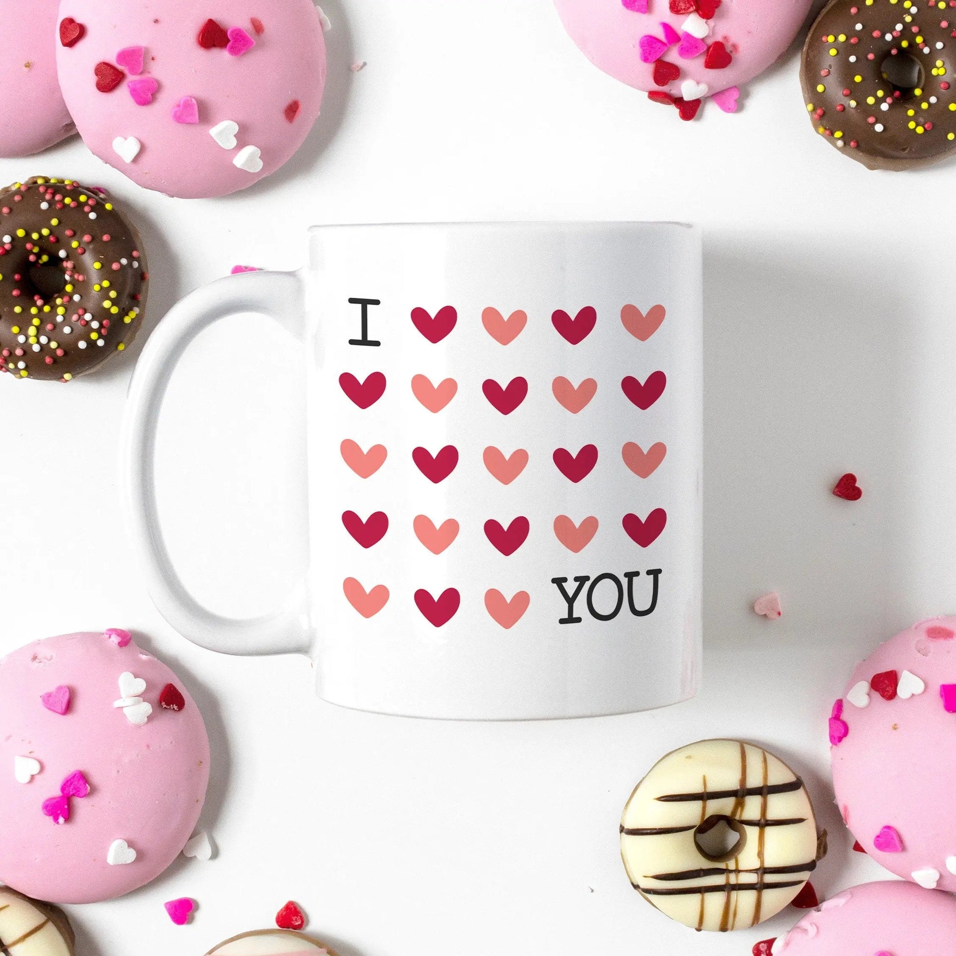 Valentines Mug - I love You Coffee Mug - Heart Mug - valentines gift for wife - valentines day gifts for her - Gift for girlfriend Joyful Moose