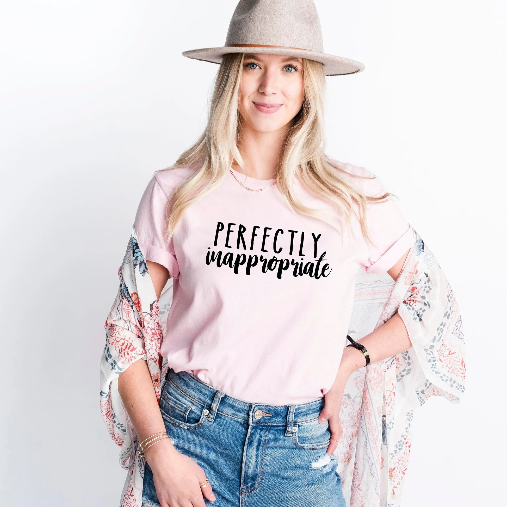 funny shirt Perfectly Inappropriate T-shirt, inappropriate gifts, funny t shirt, funny womens shirt, shirts with sayings ironic Joyful Moose