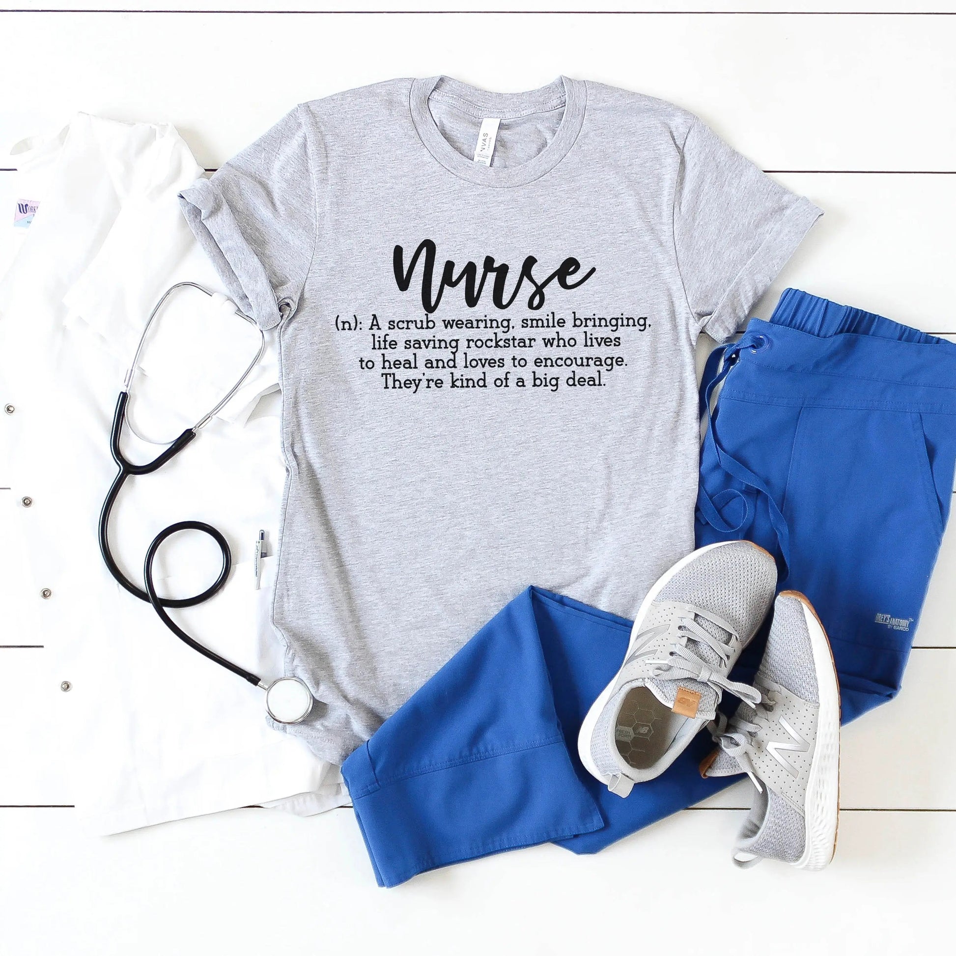 Nurse T-shirt - Womens Graphic Tees Nurse Definition - Appreciation Gift for Nurses, womens nurse shirt, nurse tee shirt, registered nurse Joyful Moose