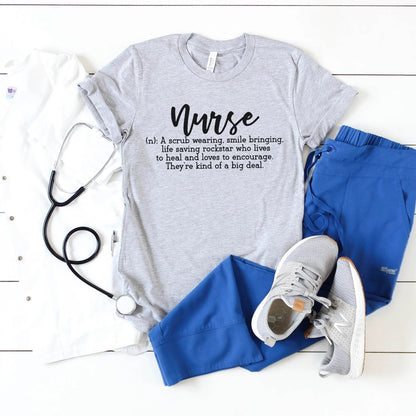Nurse T-shirt - Womens Graphic Tees Nurse Definition - Appreciation Gift for Nurses, womens nurse shirt, nurse tee shirt, registered nurse Joyful Moose